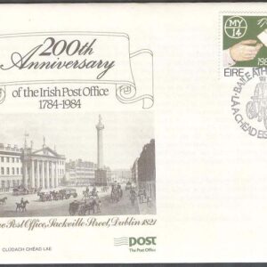 Irland – FDC 1984-10-19 – Posten på Irland 200 år – Brev, 1 kpl