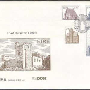 Irland – FDC 1985-06-27 – Irländsk Arkitektur – Byggnader, 4 kpl