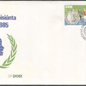Irland – FDC 1985-08-01 – Internationella Ungdomsåret 1985, 2 kpl