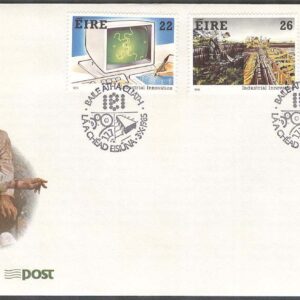 Irland – FDC 1985-10-03 – Industriellt Nyskapande – Ingenjörstrupper 150 år, 3 kpl
