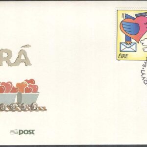Irland – FDC 1986-01-20 – Valentins Dag 1986, 2 kpl