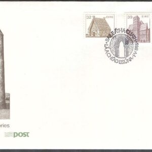 Irland – FDC 1986-05-01 – Irländsk Arkitektur – Byggnader, 3 kpl