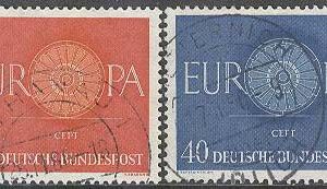 Tyskland – M  338-339 Europa CEPT 1960, 2 olika