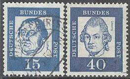 Tyskland – M  351, 355 x Betydande tyskar, 2 olika