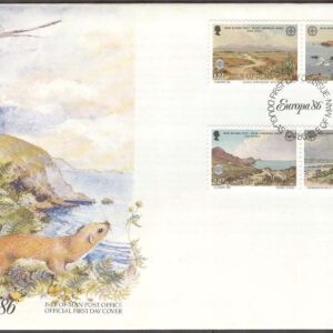 Isle of Man – FDC 1986-04-10 – Europa CEPT 1986 Natur, 2 st par kpl
