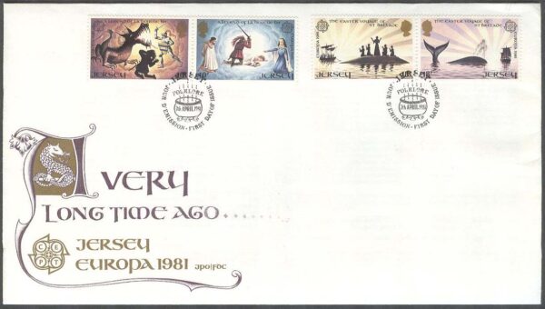 Jersey - FDC 1981-04-07 - Europa CEPT 1981 Folklore, 2 st par kpl