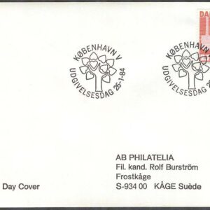 Danmark – FDC 1984-01-26 – Plantera ett Träd, 1 kpl Adressat