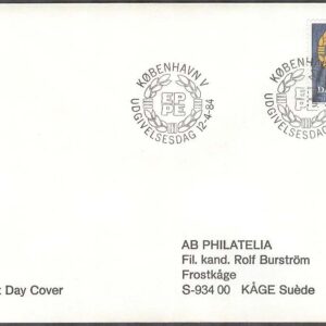 Danmark – FDC 1984-04-12 – EG – Val, 1 kpl Adressat