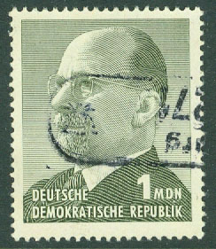 DDR – M 1481 Walter Ulbricht, statschef, 1 M