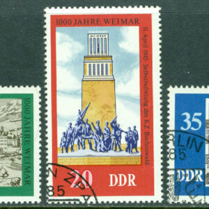 DDR – M 2086-2088 Staden Weimar 1000 år, 3 kpl