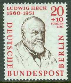 Berlin – M  168 Professor Ludwig Heck, zoolog 20+10 Pf **