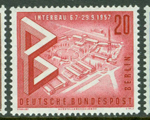 Berlin – M  160-162 Int. Byggnadsutställningen ”Interbau” i Berlin, 3 kpl **