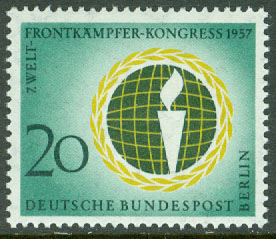 Berlin – M  177 Kongress för världens frontkämpar, 1 kpl **