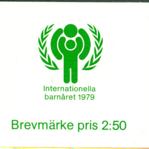 Sverige – Brevmärke – Internationella barnåret 1979 – kpl häfte