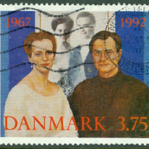 Danmark – F 1058 Kungligt silverbröllop, 1 kpl