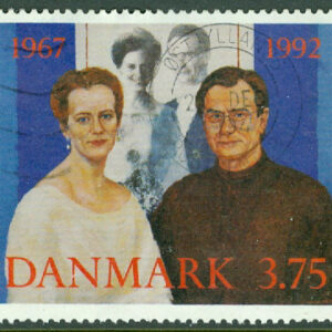 Danmark – F 1058 Kungligt silverbröllop, 1 kpl