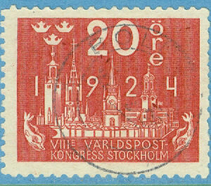 F  199 Världspostkongressen 20 öre stpl
