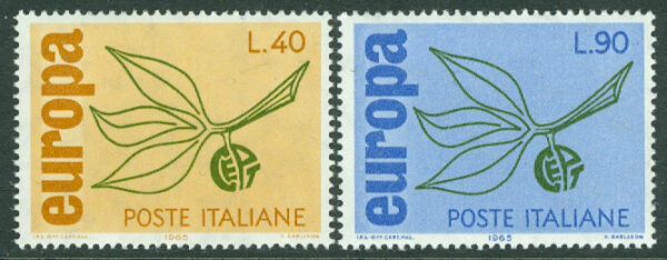 Italien - M 1186-1187 Europa CEPT 1965, 2 kpl **