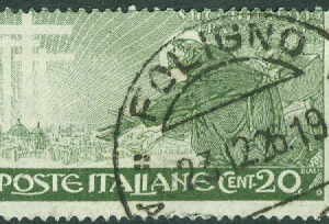 Italien – M  234 Den helige Franciskus, 20 C stpl