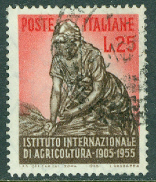 Italien – M  949 Int. Institut för lantbruk, 1 kpl stpl