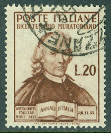 Italien – M  798 Ludovico Antonio Muratori, historiker, 1 kpl
