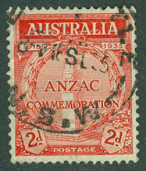 Australien – M  127 Landstigningen av ANSAC på Gallipoli 20 år, 2 P stpl