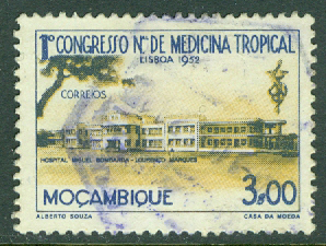 Mocambique – M  412 Kongress i tropisk medicin, 1 kpl stpl