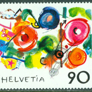 Schweiz – M 1380 Samtida konst av Jean Tinguely, 1 kpl **