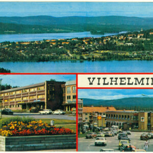 Villhelmina . Södra Lappland, Sweden. Postgånget 1982