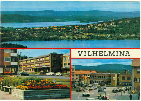 Villhelmina . Södra Lappland, Sweden. Postgånget 1982