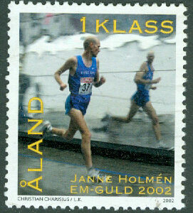 Åland – F  213 Janne Holmen, EM-guld i marathon 2002, 1 kpl