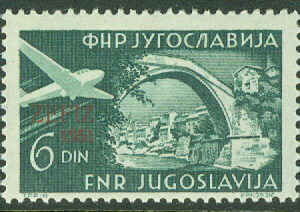 Jugoslavien – M  653 Lands-frimärksutställning i Zagreb, ”ZEFIZ 1951”, 1 kpl **