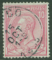 Belgien – M   42 Kung Leopold II, 10 C stpl
