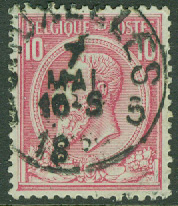 Belgien – M   42 Kung Leopold II, 10 C stpl