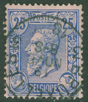 Belgien – M   44 Kung Leopold II, 25 C stpl