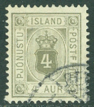 Island – F Tj 11 Vapentyp, 4 aur stpl