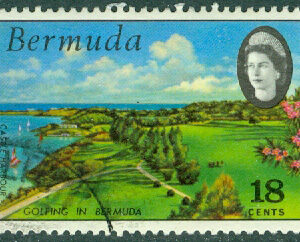 Bermuda – M  279 Golfbanor på Bermuda, 18 C stpl