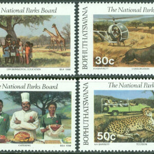 Bophuthatswana – M  202-205 Nationalparker, 4 kpl **
