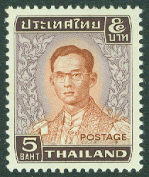 Thailand – M  627 X Kung Bhumibol Aduljadeh, 5 B **
