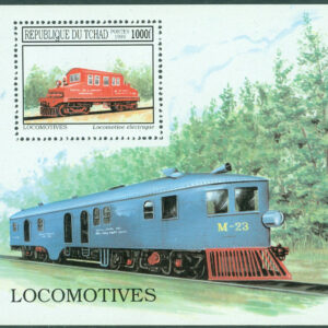 Tchad – M BL 305 Diesellokomotiv och ellok, block **