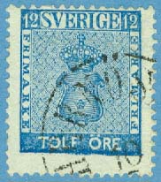 F    9 Vapentyp 12 öre stpl HERNÖSAND