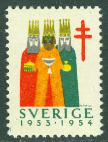 Sverige – Julmärke 1953-1954 **