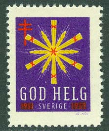 Sverige – Julmärke 1951-1952 **