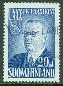 Finland – F  395 President Paasikivi 80 år, 1 kpl