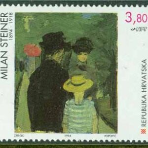 Kroatien – M  295-297 Målningar, 3 kpl **