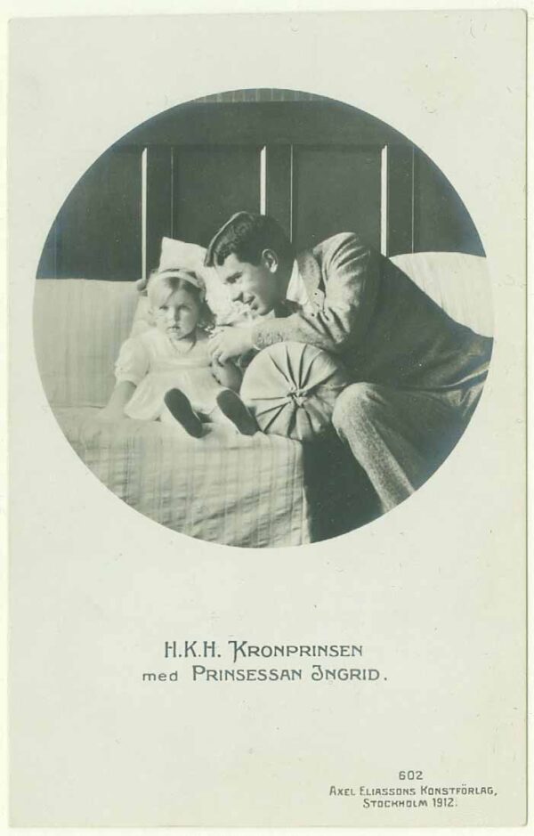 H.K.H. Kronprinsen med Prinsessan Ingrid, obeg