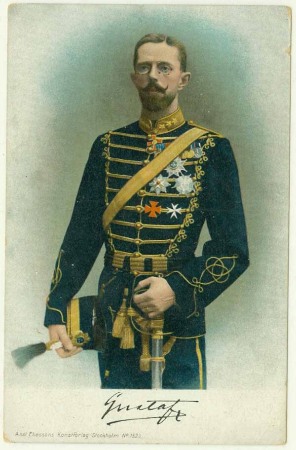Gustaf V, obeg