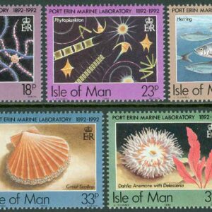 Isle of Man – M  507-511 Laboratorium för havsbiologi 100 år, Port Erin. 5 kpl **