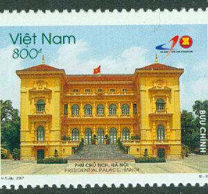 Vietnam – M 3473 ASEAN 40 år, presidentpalatset Hanoi, 800 D **