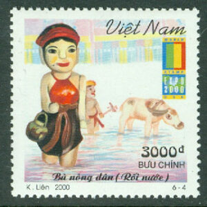 Vietnam – M 3071 Int. Frim.utst. WORLD STAMP EXPO 2000 Anaheim, 3000 D **